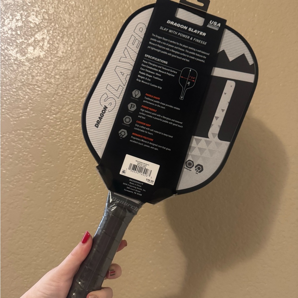 Monarch Slayer Pickleball Set - Racket & Balls - Picture 3 of 6